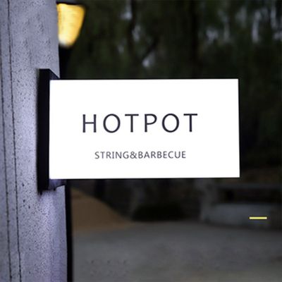 Pubblicità di illuminazione esteriore Store Led Light Box per soluzioni di illuminazione personalizzate