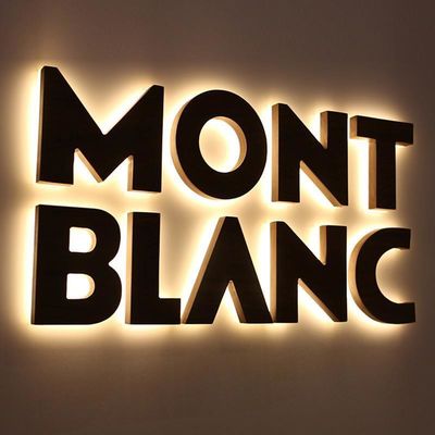 Segno retroilluminato metallo per lampada a lettera in alluminio a LED 3D personalizzata