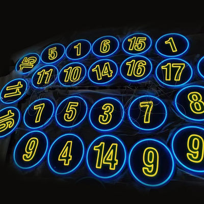12V resistente all'acqua RGB Flessibile Silicio Neon LED Sign Light per la decorazione di eventi di festa di vacanza