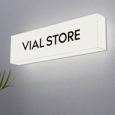 Scatola di luce pubblicitaria a LED in tessuto acrilico per esterni con colore personalizzato