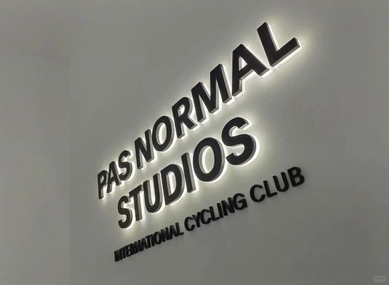 Pubblicità esterna Lettere LED in acciaio inossidabile con dimensioni e sorgenti luminose personalizzate