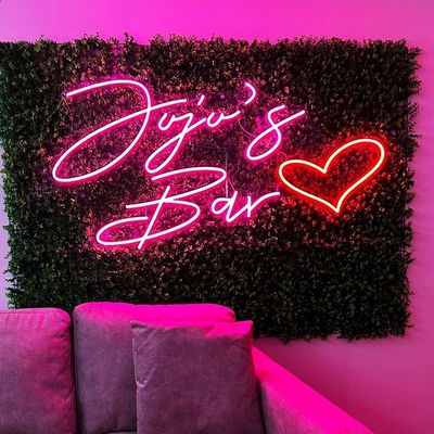 Segno di neon a LED personalizzato Festa di compleanno Favori per la parete Decorazione della stanza rosa Segni di neon di compleanno