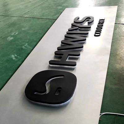 Moduli LED illuminano lettere e loghi personalizzati in acciaio inossidabile per la tua azienda