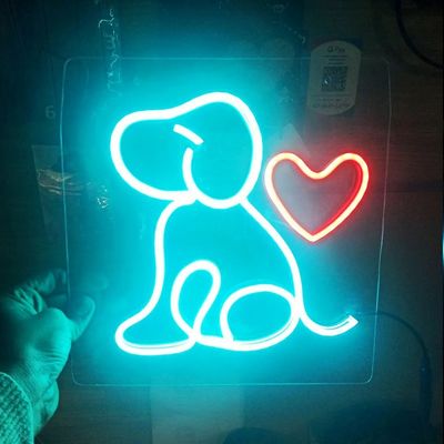 Segnale di neon personalizzato montato a parete falso Neon logo Lampada per il partito 100-240V Voltaggio di ingresso