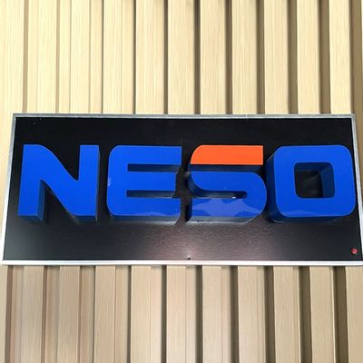 Pubblicità acrilica 3D Led caratteri luminosi in plastica per il logo frontlit Word Sign