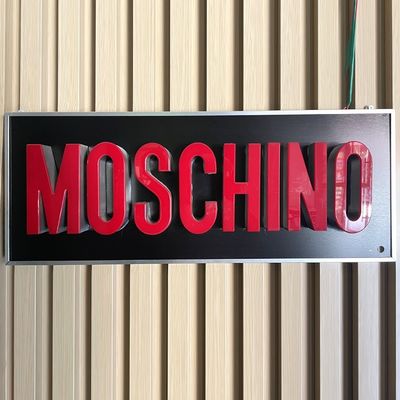 Pubblicità acrilica 3D Led caratteri luminosi in plastica per il logo frontlit Word Sign