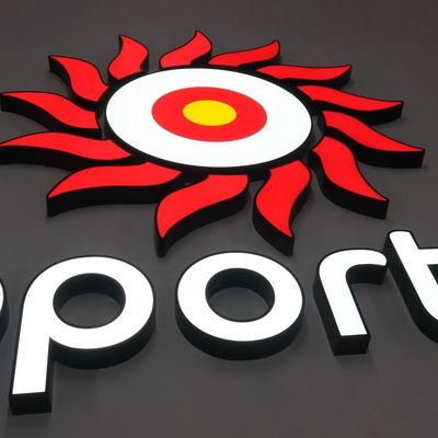 25C personalizzato in acciaio inossidabile per il muro interno Lettera Logo Segno per display pubblicitario