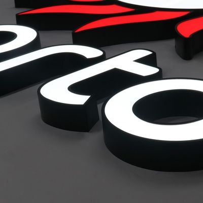25C personalizzato in acciaio inossidabile per il muro interno Lettera Logo Segno per display pubblicitario