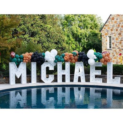 Big Wedding Letters personalizzati 12V Input Voltage Decorazione di festa con luci