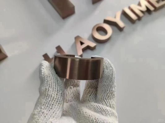 Pubblicità in oro Segnali elettronici a LED 3D per il logo del negozio