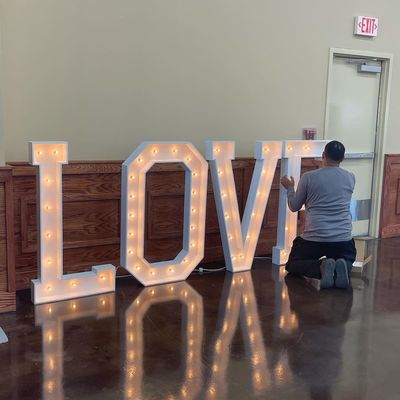 Proposta di matrimonio cartello al neon Marquee illumina lettere Decorazione