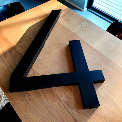 Segnaletica esterna Logo 3d personalizzato retroilluminato segnale luminoso per aziende Illuminazione pubblicitaria