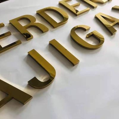 Segnali LED personalizzabili in acciaio inossidabile per alfabeto da A a Z e numeri