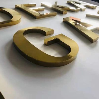 Segnali LED personalizzabili in acciaio inossidabile per alfabeto da A a Z e numeri