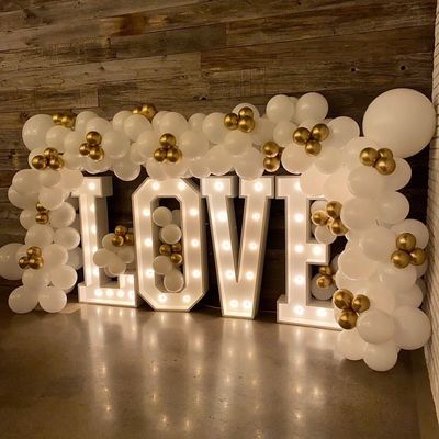Lettere a lampadina a LED personalizzate per la decorazione del matrimonio Lettere Mr e Mrs Marquee