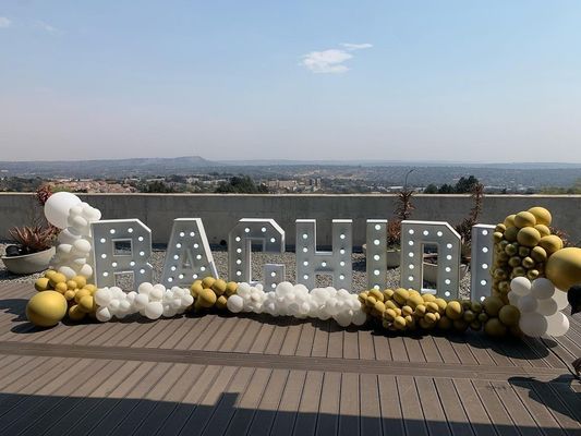 Lettere a lampadina a LED personalizzate per la decorazione del matrimonio Lettere Mr e Mrs Marquee