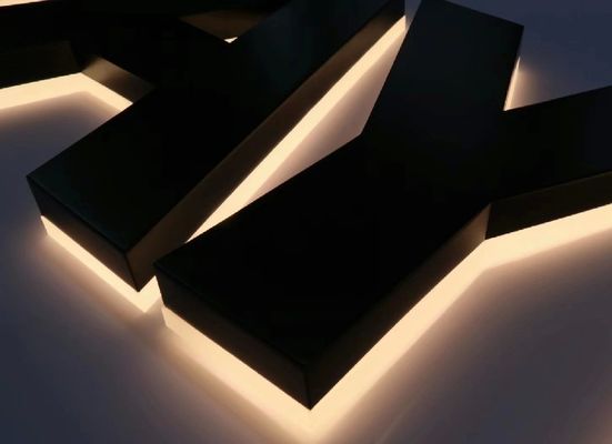 Ospedali Neve all'aperto Segnale di canale a LED personalizzato 3D LED Lettera di pubblicità Segnale