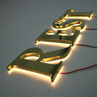 LED Strips Fonte di luce Custom Metal Storefront Outdoor Front 3D Shop Business Signage