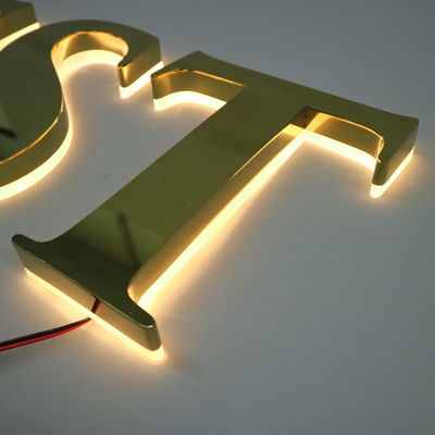 LED Strips Fonte di luce Custom Metal Storefront Outdoor Front 3D Shop Business Signage