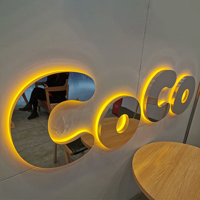 Segno 3D luminoso personalizzato con alimentazione del trasformatore