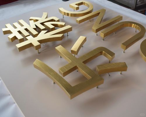 3D LED Outdoor Billboard e Display Board Stainless Metal Backlight Lettere luminose