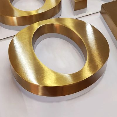 Logo in lettere piccole 3D Segnaletica aziendale acrilica per ufficio e negozio 12V Voltaggio di ingresso