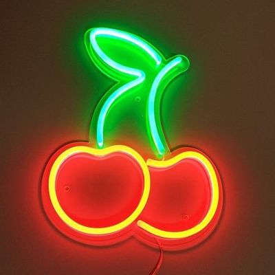 Neon Name Sign Vita di lavoro 50000 ore Logo personalizzato Rosso ciliegio