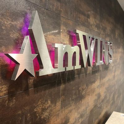 Segnaletica LED 3D versatile per edifici commerciali personalizzati e pubblicità interna / esterna