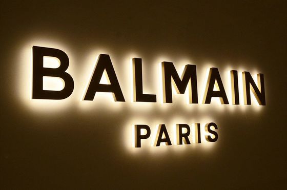 12V LED Strips Custom Metal Business Advertising Signage per ufficio Lettere murali Logo