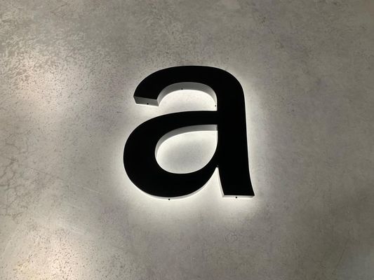 12V retroilluminato LED Lettere in acciaio inossidabile per negozi, uffici e centri commerciali