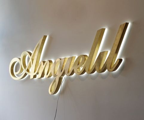 Pubblicità all'interno e all'esterno Segno commerciale in metallo con 50000 ore di vita