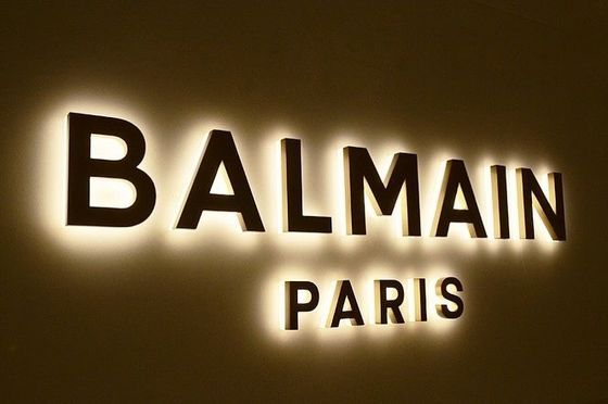 Snow Outdoor Signage Store Sign LED Letter Custom Metal Storefront Outdoor Front Negozio 3D