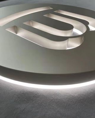 Segno retroilluminato esterno neve 3D LED Numeri di casa illuminati per indirizzo di villa personalizzato