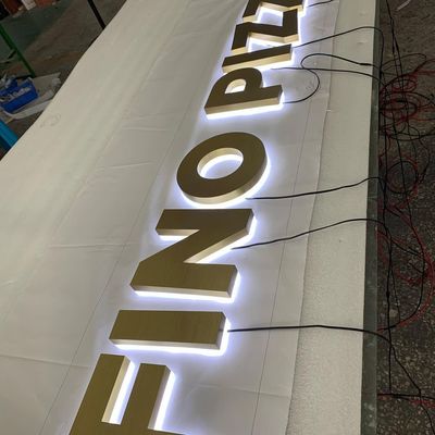Negozi segnaletica a LED Lettere neve LED 3D segno per il logo aziendale personalizzato Segno di negozio all'aperto