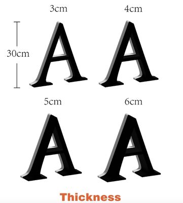 Snow 3D LED Sign Wall con taglia personalizzata In acciaio inossidabile Back Lit Letter Logo Sign