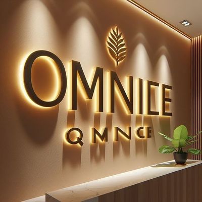 28C retroilluminato Logo acrilico in acciaio inossidabile Lettering Custom Led Outdoor