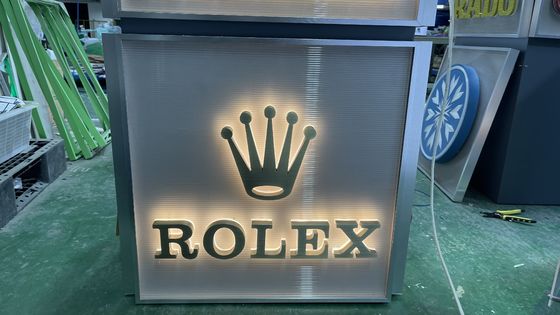 Segno di luce 3D in metallo per segnaletica alberghiera