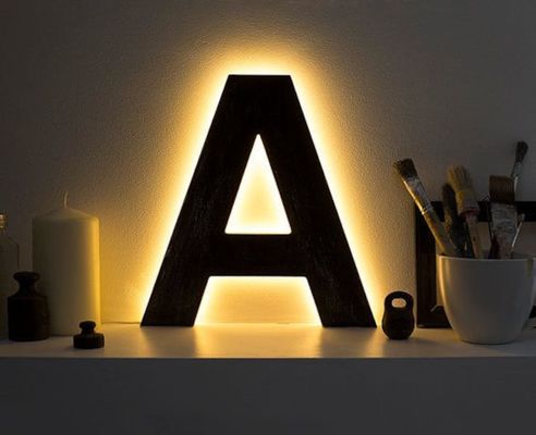 3D LED personalizzato Lettere illuminate sul fronte negozio Segnali di ufficio retroilluminati eco-compatibili