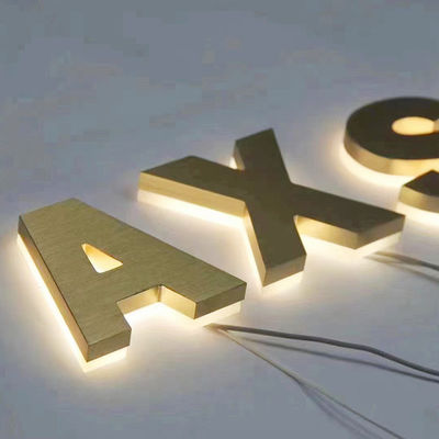 Segno di ufficio illuminato a LED Segno di lettera retroilluminato a LED Segno per logo illuminato