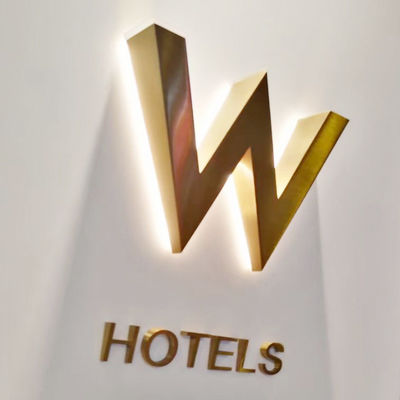 Segno di ufficio illuminato a LED Segno di lettera retroilluminato a LED Segno per logo illuminato