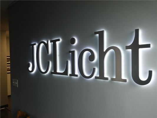 Segno di porta della stanza dell'albergo retroilluminato Numero in acciaio inossidabile per il design personalizzato