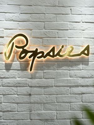 Segno LED a parete 3D retroilluminato Segno logo personalizzato per ufficio
