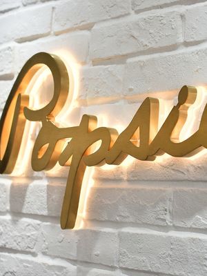 Segno LED a parete 3D retroilluminato Segno logo personalizzato per ufficio