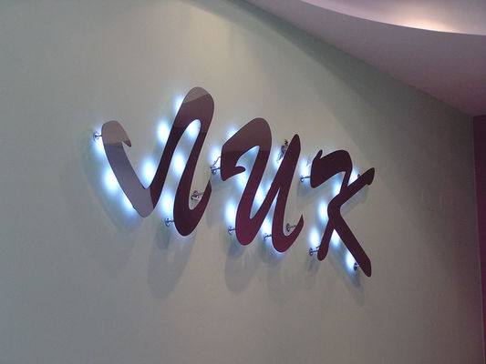 3D Custom Seiko retroilluminato LED Word In acciaio inossidabile cartello di canale lettera segno per negozio al dettaglio
